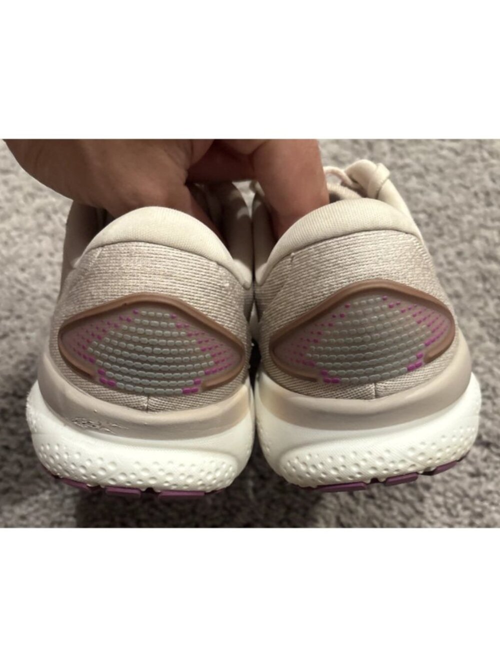 Brooks Ghost 16 Almond/Peach/Coco 1204071B251 Womens Sz 8.5 Run Walk Train Shoes - Picture 7 of 8
